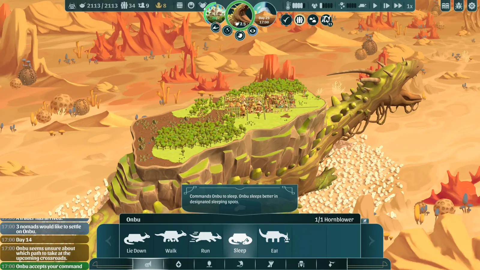 The Wandering Village gameplay